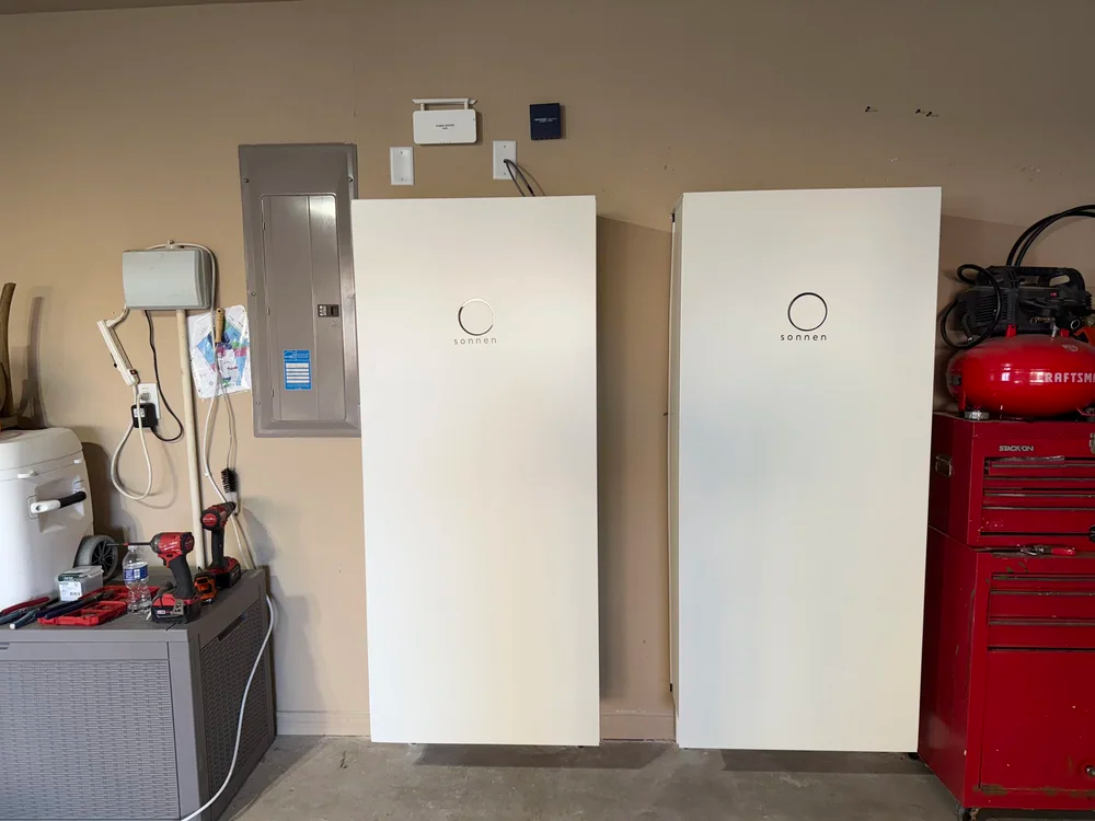 sonnen battery install - two units