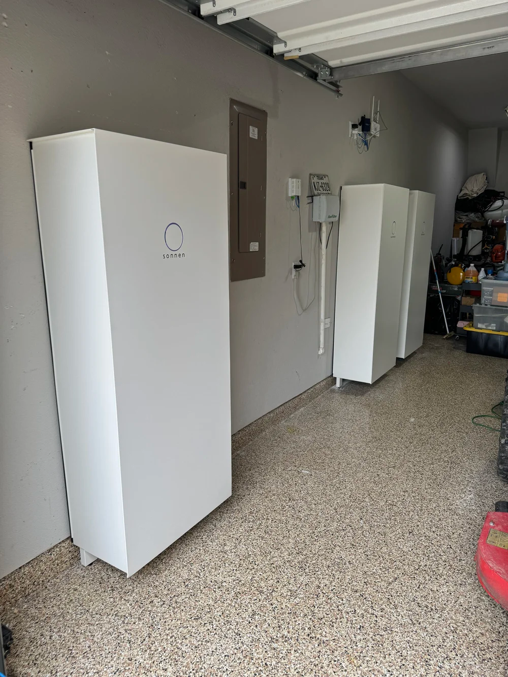 sonnen battery install - three units